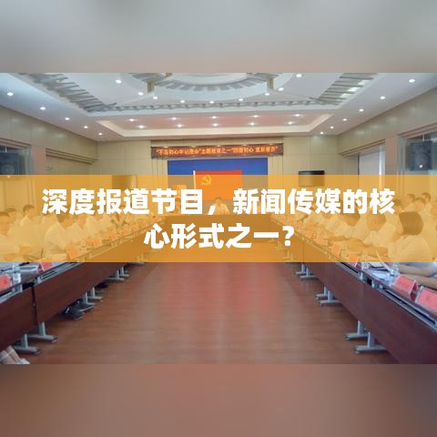 深度報(bào)道節(jié)目，新聞傳媒的核心形式之一？