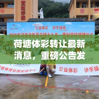 荷塘體彩轉(zhuǎn)讓最新消息，重磅公告發(fā)布！