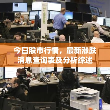 今日股市行情，最新漲跌消息查詢表及分析綜述